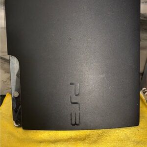 PS3 Slim CECH-2001A 120GB Powers On Reads Games! No HDD/Controller